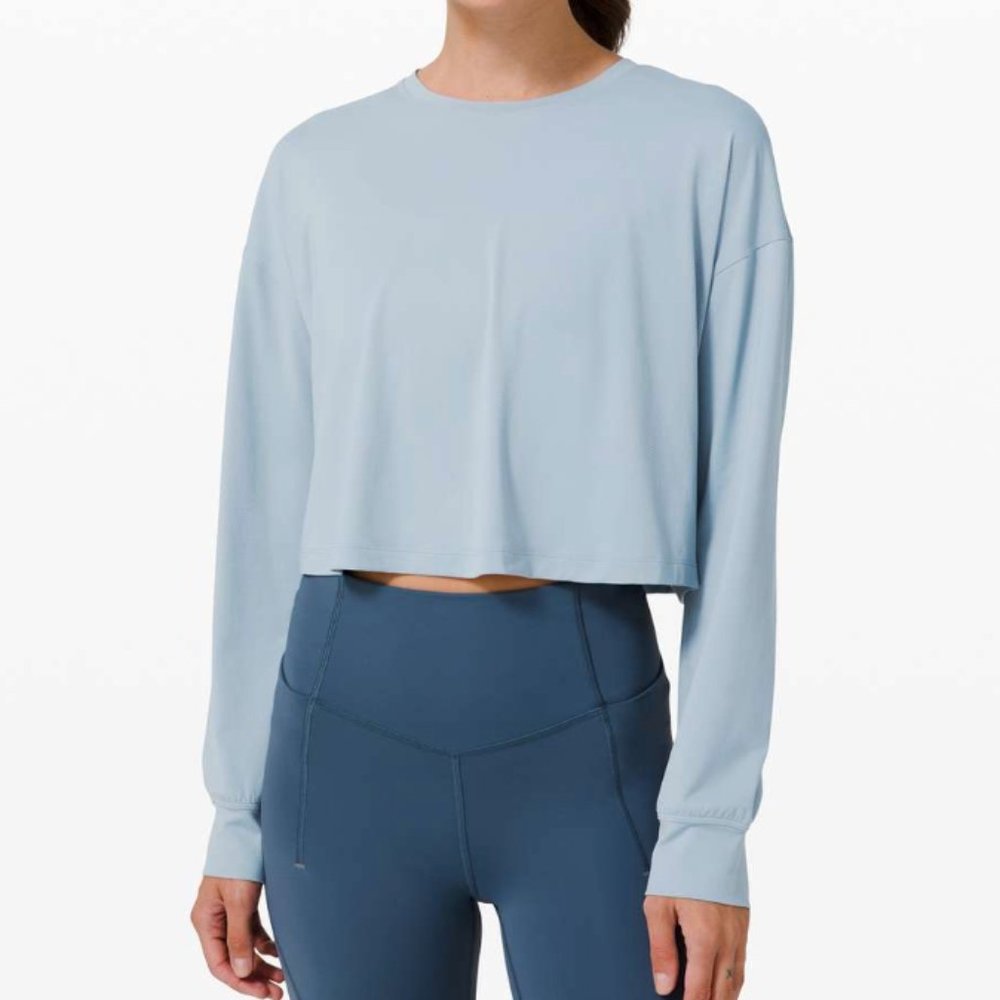 Muscle Love Long Sleeve Crop